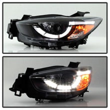 Load image into Gallery viewer, Spyder Mazda CX-5 13-15 Projector Headlights - DRL LED - Black PRO-YD-MCX513-DRL-BK 5083319