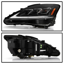 Load image into Gallery viewer, Spyder Lexus IS 250/350 06-10 Halogen Model Only High-Power LED Headlights - Black PRO-YD-LIS06AP-BK 5088246