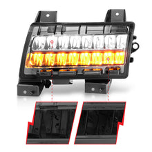 Load image into Gallery viewer, ANZO 2018-2021 Jeep Wrangler LED Side Markers Chrome Housing Smoke Lens w/ Seq. Signal Sport Bulb 511085