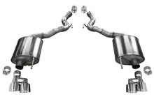 Load image into Gallery viewer, Corsa 18-20 Ford Mustang GT Convertible w/o Active Valves Sport Axle-Back w/ Polished 4in Tips 21050