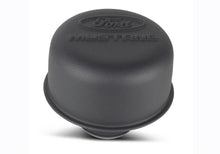 Load image into Gallery viewer, Ford Racing Black Crinkle Finish Breather Cap w/ Ford Mustang Logo 302-221
