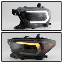 Load image into Gallery viewer, Spyder Toyota Tacoma 16-18 (TRD Model Only) Projector Headlights Black Smoke PRO-YD-TT16V1-SEQ-BSM 5087553