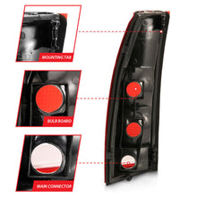 Load image into Gallery viewer, ANZO 1988-1999 Chevy C1500 Taillight Red/Clear Lens (OE Replacement) 311301