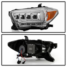 Load image into Gallery viewer, Spyder 16-20 Toyota Tacoma Halogen Model Only High-Power LED Headlights - Chrome PRO-YD-TT16HALAP-C 5088369