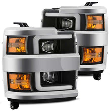 Load image into Gallery viewer, AlphaRex 15-19 Chevy 2500HD PRO-Series Proj Headlights Plank Style Blk w/Activ Light/Seq Signal/DRL 880224 *Discontinued