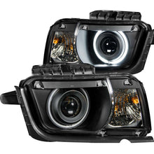 Load image into Gallery viewer, Anzo 2010-2013 Chevrolet Camaro Projector Headlights w/ Halo Black (CCFL)