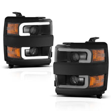 Load image into Gallery viewer, Anzo Projector Headlights 15-17 Chevrolet Silverado 2500HD / 3500HD Black w