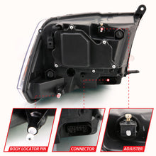 Load image into Gallery viewer, ANZO 2009-2018 Dodge Ram 1500 Projector H.L. Switchback Chrome Amber 111442