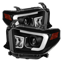 Load image into Gallery viewer, Spyder Toyota Tundra 2014-2016 Projector Headlights Light Bar DRL Black PRO-YD-TTU14-DRL-BK 5080158