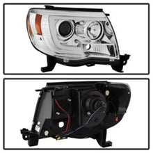 Load image into Gallery viewer, Spyder Toyota Tacoma 05-11 Projector Headlights - Light Bar DRL - Chrome PRO-YD-TT05V2-LB-C 5084668