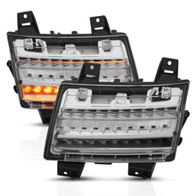 Load image into Gallery viewer, ANZO 18-19 Jeep Wrangler JL LED Chrome Clear w/ Sequential Signal 511082