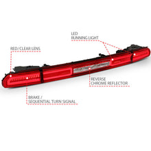 Load image into Gallery viewer, ANZO 08-10 Dodge Challenger LED Taillights - Red/Clear w/Sequential Turn Signal 321348