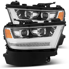 Load image into Gallery viewer, AlphaRex 19-20 Dodge Ram 1500 LUXX LED Proj Headlights Plank Chrome w/Activ Light/Seq Signal/DRL 880544 *Discontinued