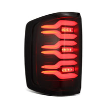 Load image into Gallery viewer, AlphaRex 14-18 Chevrolet Silverado Luxx-Series LED Tail Lights Black w/Activ Light/Seq Signal 620030 *Discontinued