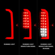 Load image into Gallery viewer, ANZO 15-21 Chevrolet Colorado Full LED Tail Lights w/ Red Lightbar Black Housing Clear Lens 311432