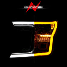 Load image into Gallery viewer, ANZO 18-20 Ford F-150 (w/o Fctry LED) Full LED Proj Headlights w/Light Bar Swtchbk Seq. Chrome w/Int 111571