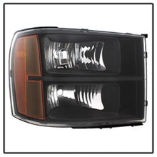 Load image into Gallery viewer, SPYDER Xtune GMC Sierra 07-13 Crystal Headlights Black HD-JH-GSIE07-AM-BK 9034749