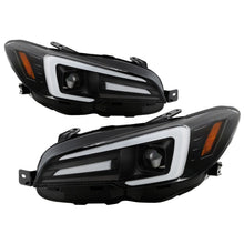 Load image into Gallery viewer, Spyder Subaru Impreza WRX 15-20 Halogen High-Power LED Headlights- Black PRO-YD-SWRX15HALAP-SBSEQ-BK 5088093