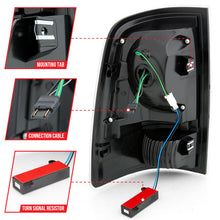Load image into Gallery viewer, ANZO 2009-2018 Dodge Ram 1500 LED Taillight Plank Style Black w/Clear Lens 311318