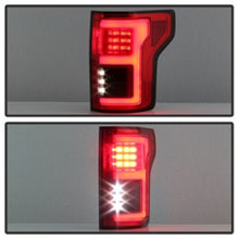 Load image into Gallery viewer, Spyder 15-18 Ford F-150 LED Tail Lights (w/Blind Spot) - Red Clear (ALT-YD-FF15015BS-LBLED-RC) 5085320
