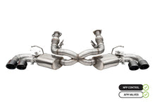 Load image into Gallery viewer, Corsa 2020 Corvette C8 3in Valved Cat-Back 4.5in Blk Quad Tips - Fits Factory Perf Exhaust w/ AFM 21100BLK