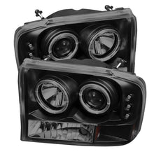 Load image into Gallery viewer, Spyder Ford F250 Super Duty 99-04 Projector Version 2 LED Halo LED Blk Smke PRO-YD-FF25099-1P-G2-BSM 5078452