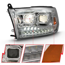 Load image into Gallery viewer, ANZO 2009-2018 Dodge Ram 1500 Projector H.L. Switchback Black Amber 111441