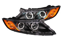 Load image into Gallery viewer, Anzo 2011-2013 Kia Optima Projector Headlights w/ Halo Black (CCFL)