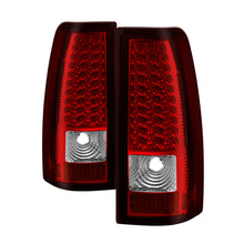 Load image into Gallery viewer, SPYDER Xtune Chevy Silverado 1500/2500/3500 03-06 LED Tail Lights Red Clear ALT-ON-CS03-LED-RC 5008787