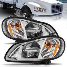 Load image into Gallery viewer, ANZO 2002-2014 Freightliner M2 LED Crystal Headlights Chrome Housing w/ Clear Lens (Pair) 131031