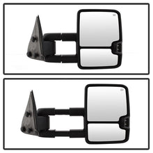 Load image into Gallery viewer, SPYDER xTune Chevy Silverado 03-06 G2 Heated Smoke LED Signal Telescoping Mirrors MIR-CS03S-G2-PWH-SM-SET 9936715