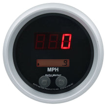 Load image into Gallery viewer, Autometer 85.7mm Black Switchable 260 MPH / 260 KM/H Speedometer Sport-Comp Elite Digital Gauge 6789-SC