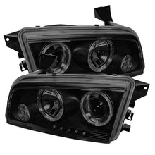 Load image into Gallery viewer, Spyder Dodge Charger 06-10 Projector Headlights Halogen- LED Halo LED Blk Smke PRO-YD-DCH05-LED-BSM 5078353