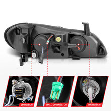 Load image into Gallery viewer, Anzo 2000-2004 Infiniti I30 Projector Headlights w/ Halo Black