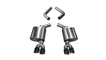 Load image into Gallery viewer, Corsa 15-19 Dodge Challenger 6.4L/17-19 Challenger 5.7L Black Sport Axle-Back Exhaust w/3.5in Tips 21020BLK