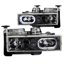 Load image into Gallery viewer, Anzo Carbon Fiber Crystal Headlights 1988-1998 Chevrolet C1500