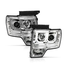 Load image into Gallery viewer, Anzo 2009-2014 Ford F-150 Projector Headlights w/ U-Bar Chrome