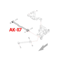 Load image into Gallery viewer, Godspeed Nissan Altima Coupe (D32) 2008-13 Adjustable Toe Rear Arms With Spherical Bushings
