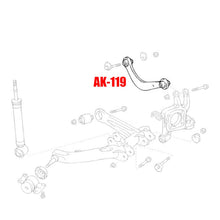 Load image into Gallery viewer, Godspeed Toyota Celica (ZZT23X) 2000-06 Adjustable Rear Camber Arms With Spherical Bearings