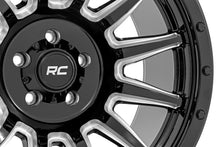 Load image into Gallery viewer, Rough Country 90 Series Wheel Gloss Black / Machined Spokes