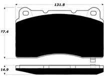 Load image into Gallery viewer, Porterfield Brake Pads for 2013 CADILLAC XTS