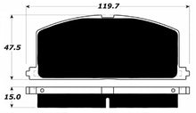 Load image into Gallery viewer, Porterfield Brake Pads for 1988 TOYOTA CELICA ST