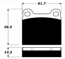 Load image into Gallery viewer, Porterfield Brake Pads for 1964 PORSCHE 356