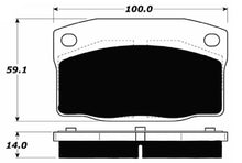 Load image into Gallery viewer, Porterfield Brake Pads for 1988 PONTIAC FIERO