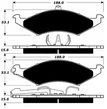 Load image into Gallery viewer, Porterfield Brake Pads for 1988 FORD TAURUS Rear Disc w/steel piston