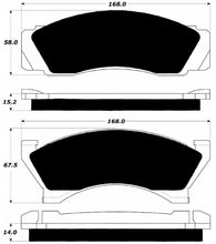 Load image into Gallery viewer, Porterfield Brake Pads for 1966 FORD MUSTANG w/Lincoln Cal