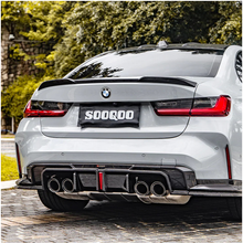 Load image into Gallery viewer, Carbon Fiber Rear Diffuser w/ Brake Light &amp; Splitter for BMW G80 G81 M3 G82 G83 M4