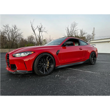 Load image into Gallery viewer, M Performance Style Gloss Black Side Skirt Extensions for BMW G80 M3 G82 G83 M4 Description