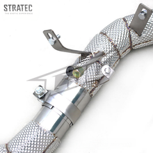 Load image into Gallery viewer, High‑Flow Downpipe with Heat Shield for Mercedes‑Benz E63 / E63S AMG W213 4.0TT