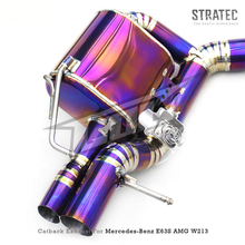 Load image into Gallery viewer, Titanium Valved Catback Exhaust System for Mercedes Benz E63 E63S AMG W213 4.0TT